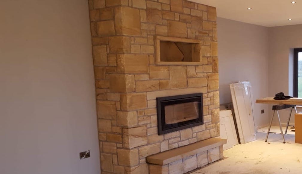 stone fireplaces